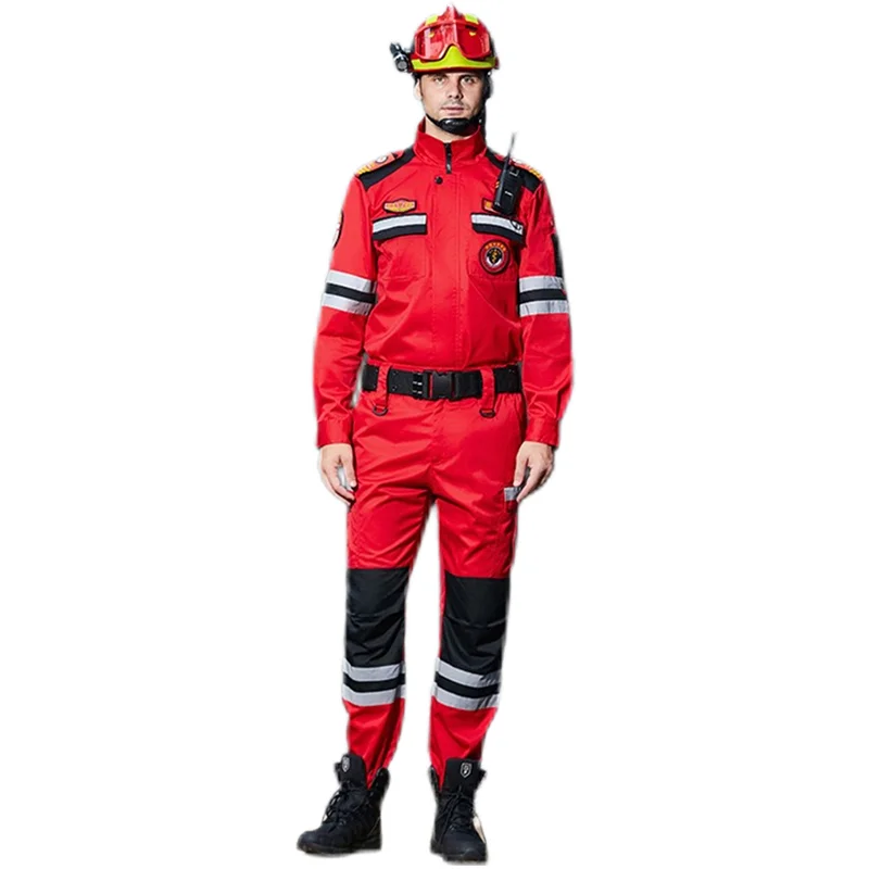 Aramid Dongan Equipment Kevlar Kids Suit Fighters Pbi Resler Certificate Fire Heat With Combat Safety Man Fire Suit Firefighter
