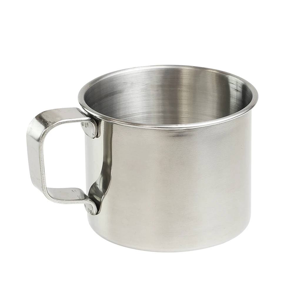 Metal Custom Logo Hot Chocolate Latte Water Tea Milk Beer Coffee Mugs Cup Stainless Steel Mugs