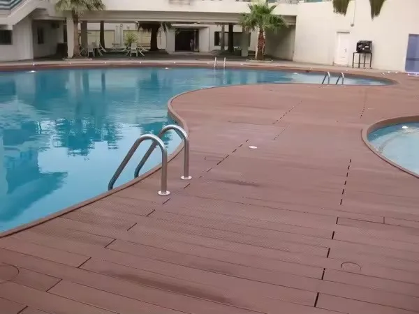 WPC Interlocking PVC Flooring Tiles Modern Design Artificial Grass Turf Tile for Outdoor Lawn Landscape & Backyard for Hotels
