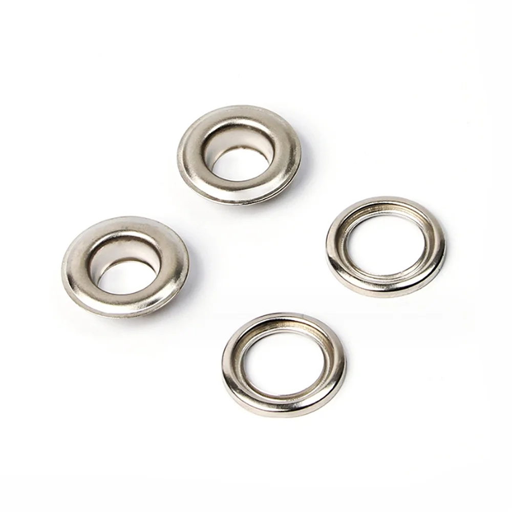 Good Quality Fashion Gold Metal Round Eyelets for Clothing Parts Different Sizes for Shoe Eyelets Design