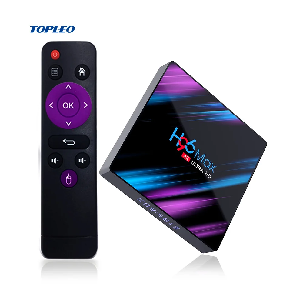 Новейший дизайн H96 max 2 ГБ 4 ОЗУ 16 32 64 Гб ROM RK3318 цифровой ТВ приемник android 9 0 iptv телеприставка