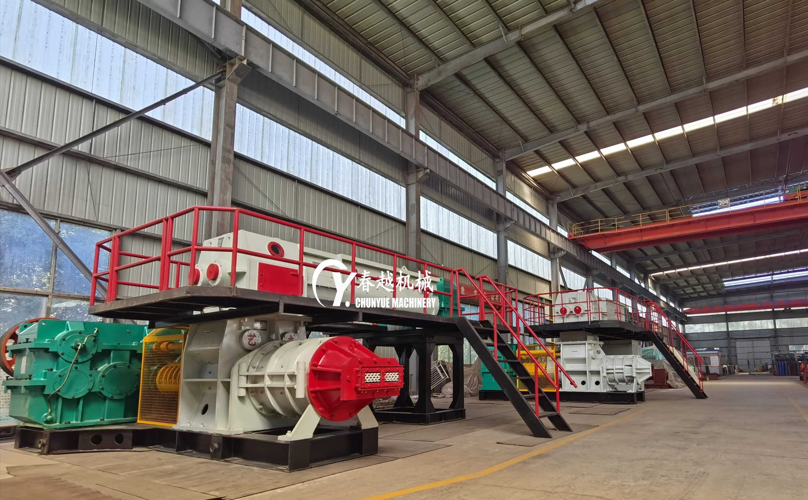 China automatic clay red brick making machine machinery extruder for Africa