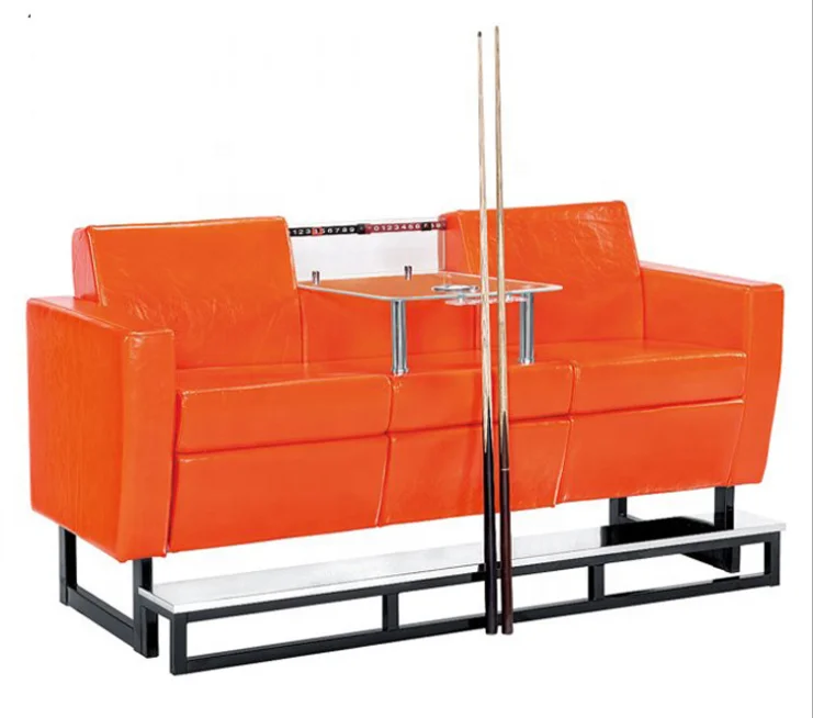 The billiard room billiards ball room sofa tea table to watch chair comfortable sofa of iron ball hall chair custom