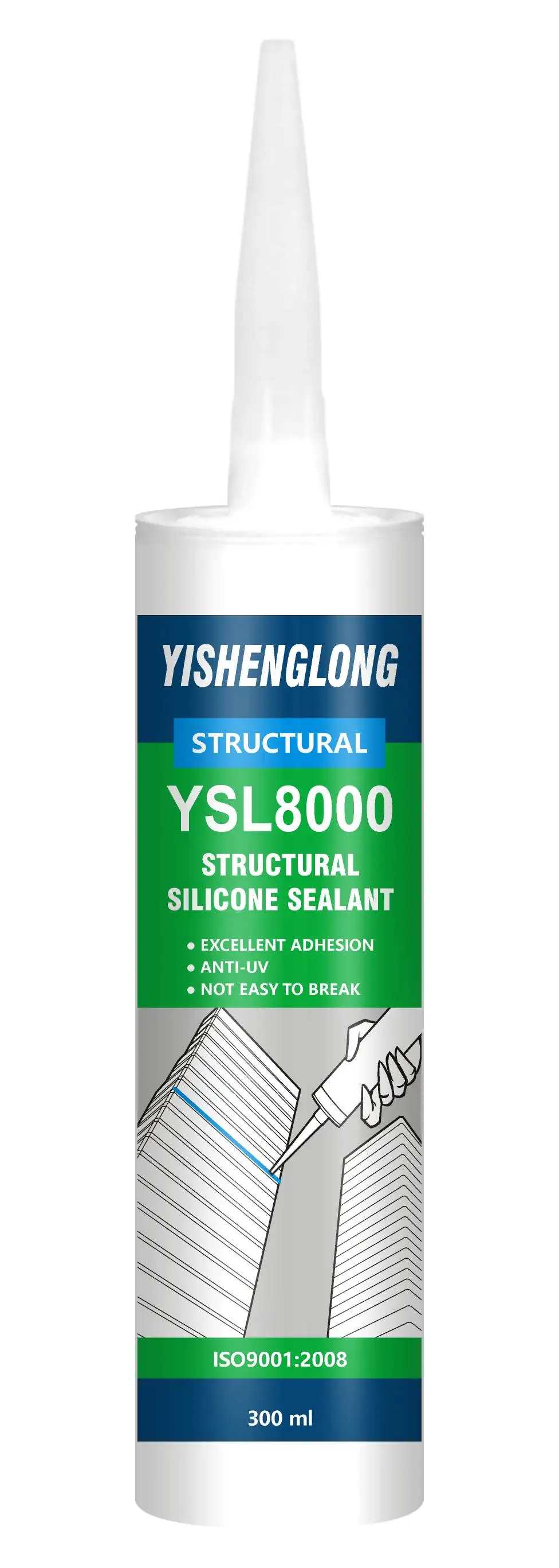 YSL-8000 Factory directly buy weifang neutral structural rtv silicone sealant glue freezer