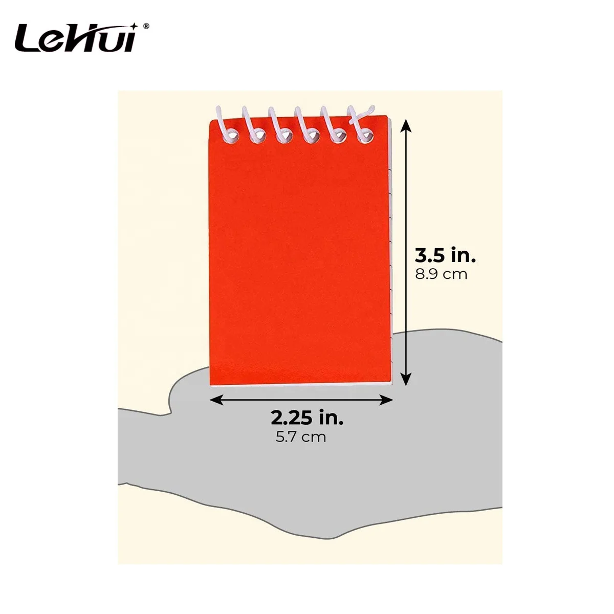 Top quality 24 Pack 6 Color 2 x 3.5 Inches Blue Bulk Mini Spiral Notepads With Lined Paper For Kids Party Favors