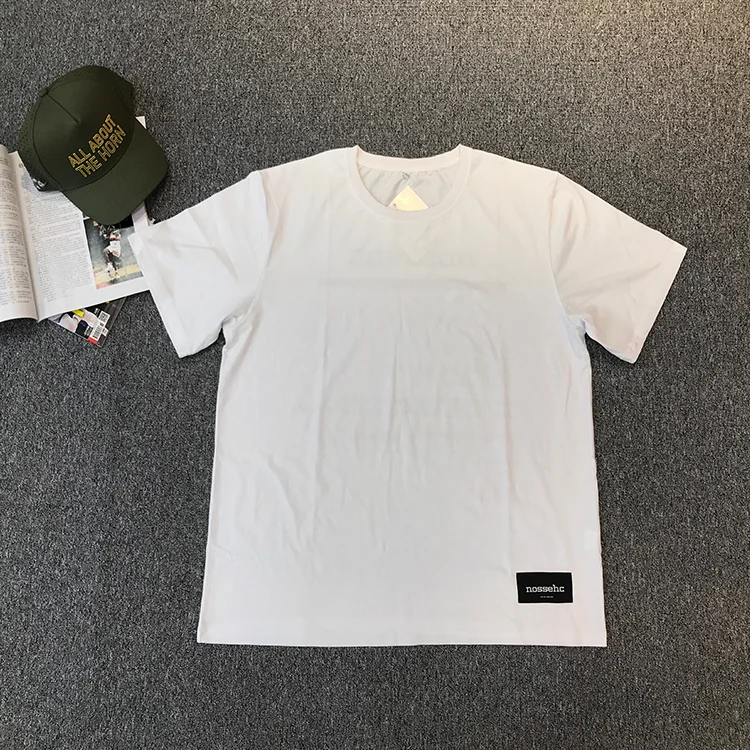 100% Cotton Soft Custom Sports T-Shirt Wholesale White  Blank Man Polo T-Shirt