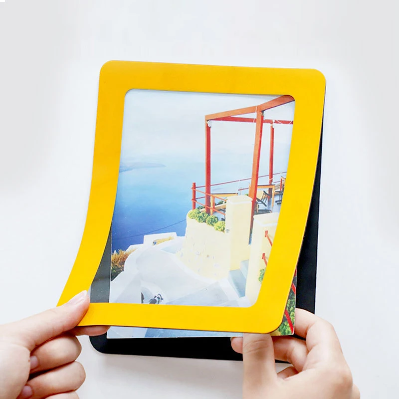 Magtoon Factory Price Wedding Photo Picture Multiple Colors Sweet Love Home Fridge Office Cabinet Pvc Magnetic Photo Frame