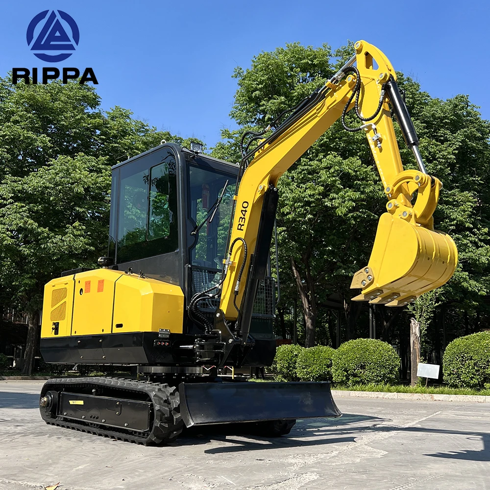 Rippa Ultimate Performance  Machine 1Ton 2Ton 3Ton Diesel Engine Mini Excavator With CE Certificates