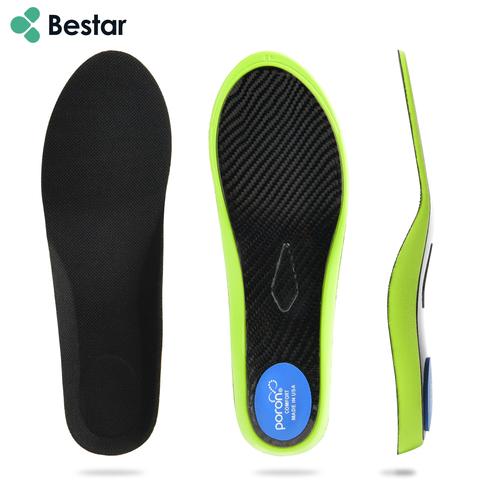 Customized Carbon Fiber Shoes Parts High Stiffness Carbon Fiber Insoles Flatfoot Orthopedic Orthotic Arch Support Vktry Insole