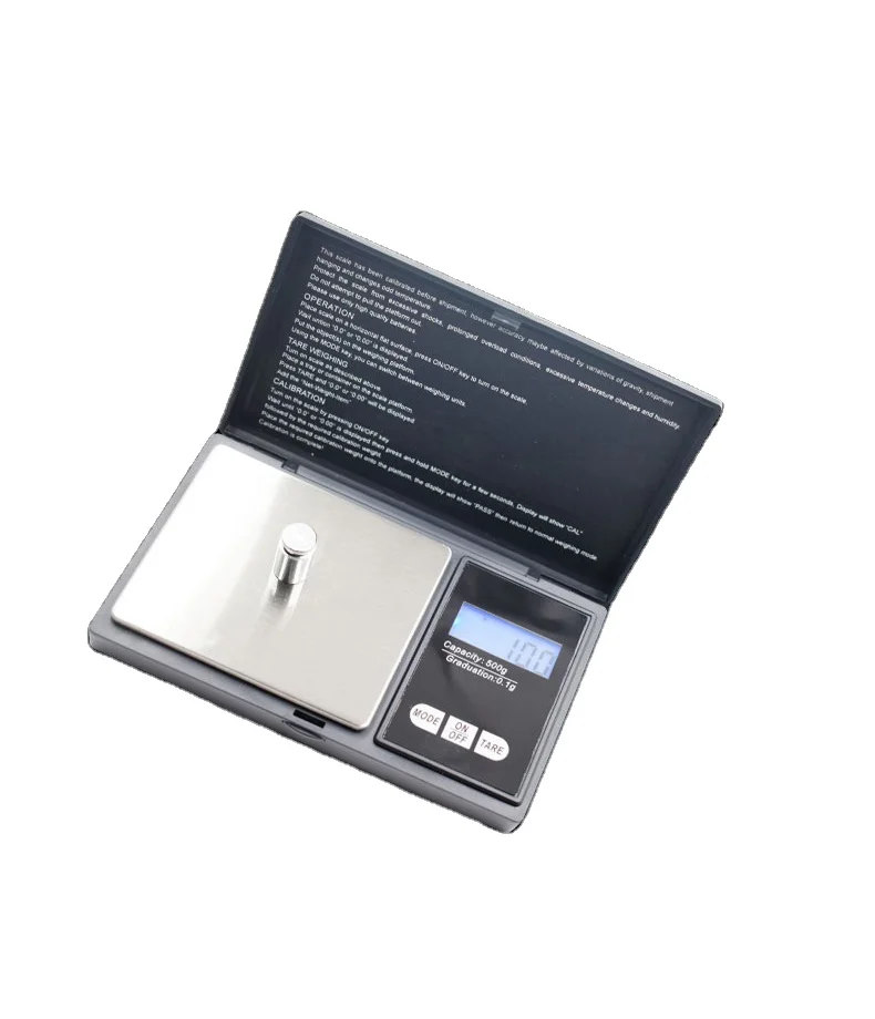 500g 0.01 Gram LCD Portable Pocket Balance Food Seasoning Herb Diamond Gold Mini Electric Digital Kitchen Jewelry Weighing Scale