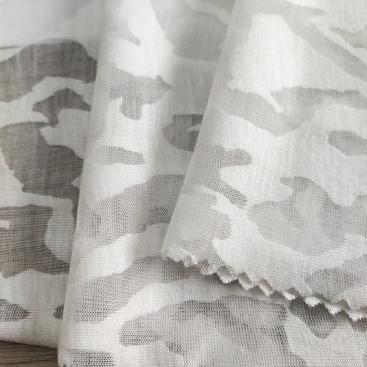 
Burnt-out knit fabric 65% polyester 35% rayon jersey for sexy dress and casual dress 