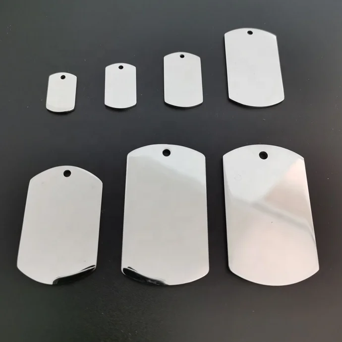 customized dog tag blank dogtags stainless steel pet id tag