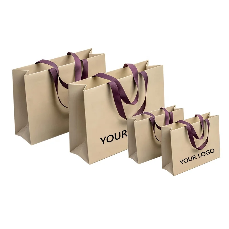 promotional wholesale cheap custom logo luxury paper clothes jewelry garment boutique packaging wedding gift bags for shopping