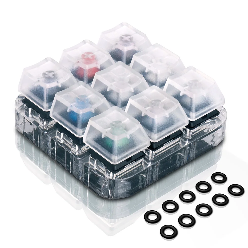 9 Cherry MX Keyboard Tester Mechanical Keyboard Switches 9 Cherry MX Switch Tester