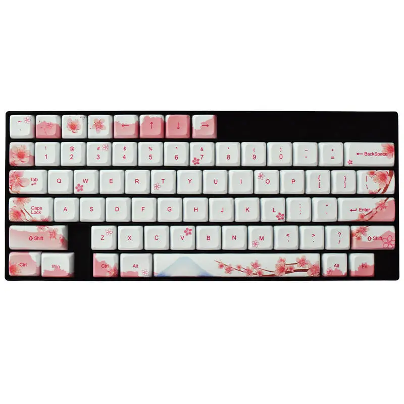 Custom Cool Cute Printing Service Keycaps RGB Backlit Wired Gaming Mechanical Keyboard For Spanish Keyboard