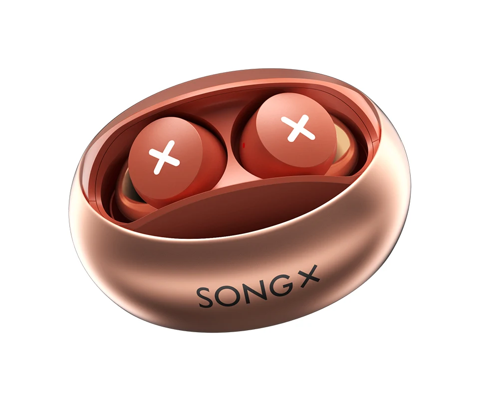 
SONGX SX06 Wholesale TWS earphone IPX5 waterproof Wireless charging 25H play time High quality microphone for talk 