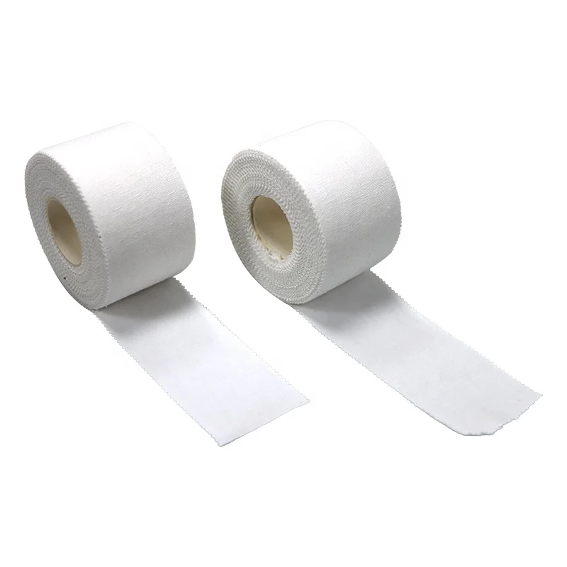 Polyester and Cotton Hot Melt Zinc Oxide Glue Rigid Skin-friendly BJJ Sports Strapping Tape sports tape