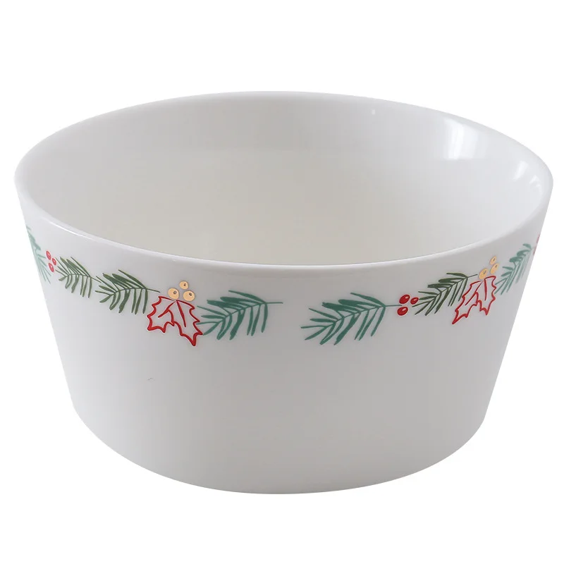 luxury creative promotional festive plates gold imported dinnerware christmas tableware