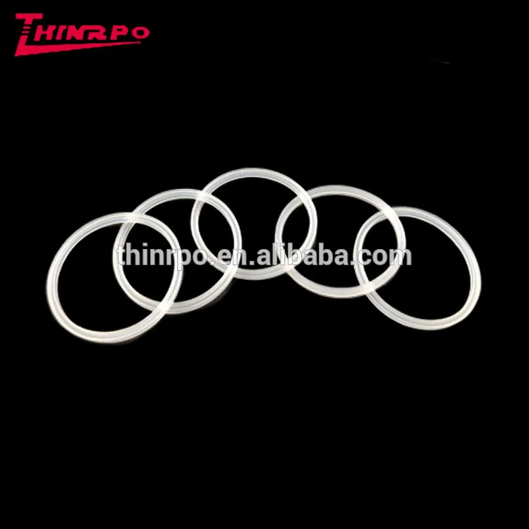 China Custom Molded High clear Silicone seal rubber O ring Medical grade silicone sealimg gasket for shower Nozzle pipe bottle