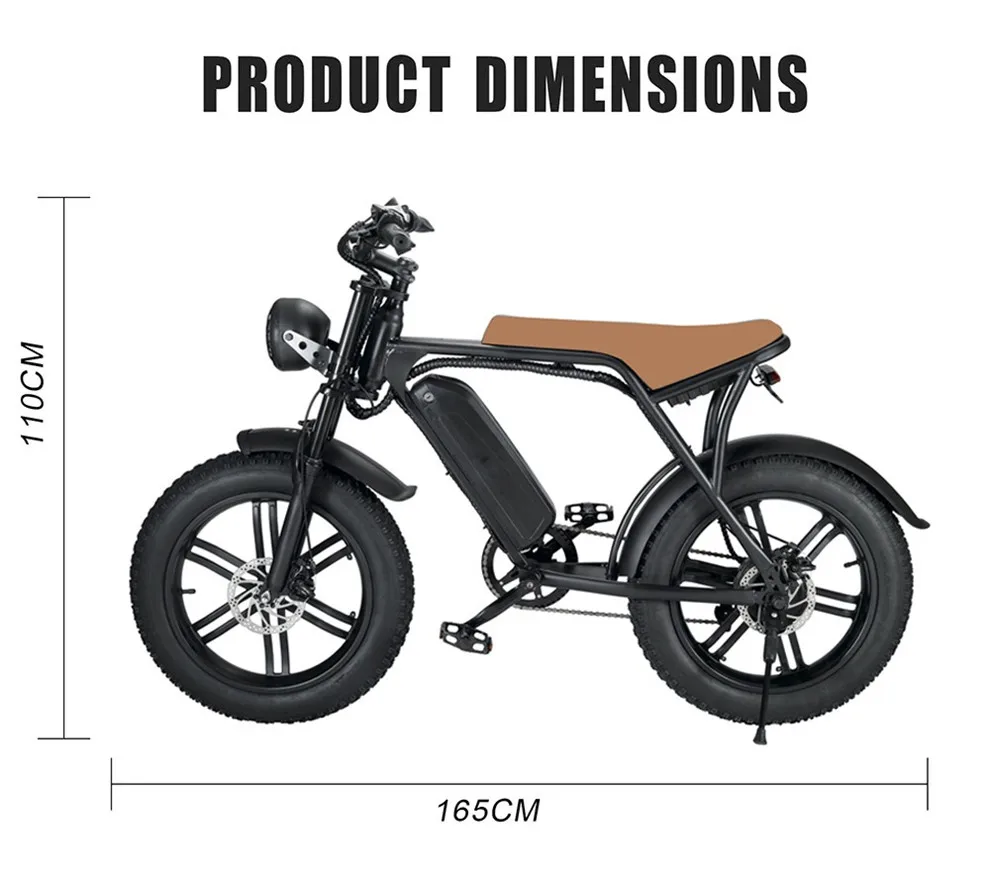 48v 750w 1000w Emtb Retro Electric Hybrid Bike E-bike Road Dirt E Bike Ebike Mountain Fat Tire Bike Electric Bicycle