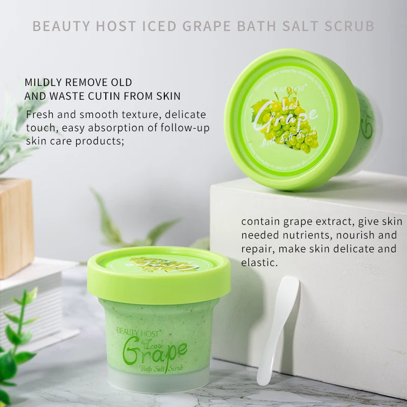 Lady Favorite 4 Types Body Scrub Organic Deep Mild Exfoliating Dead Skin Removal Soothing Silky Brightening Body Care For Unisex