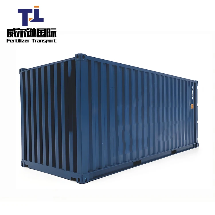 China-Made Customized 20 Foot Tall Steel Dry Cargo Containers Low-Cost 20GP for Port Transportation