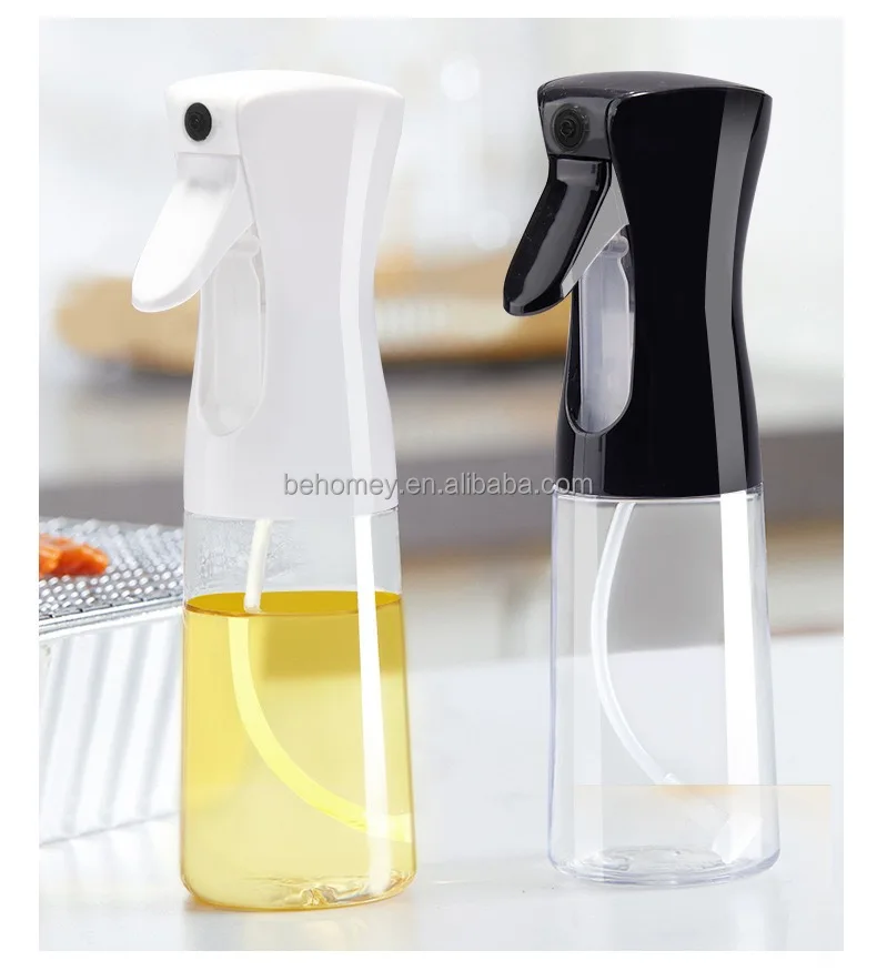Hot Selling 200ML 300ML Glass Oil Pump Spray Bottles Kitchen Cooking Oil Mist Sprayer Bottle Barbecue Food Olive Oil Sprayer