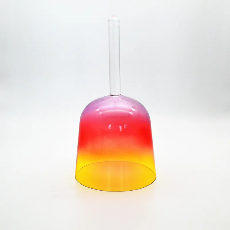 HUAFENG High purity clear quartz crystal singing bowl for concert with handle