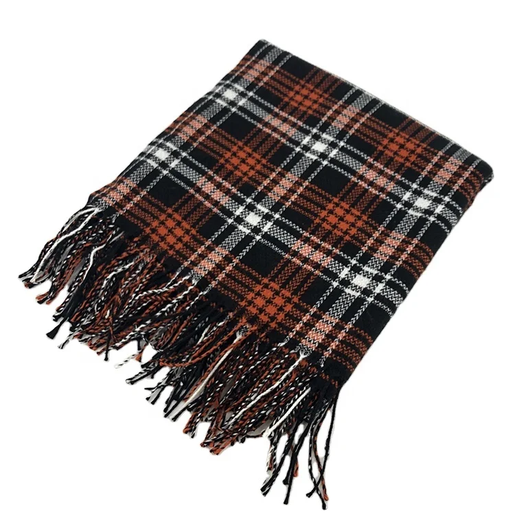 Fashion Long Plaid Shawl Big Grid Winter Warm Lattice Large Scarf Throw Blanket