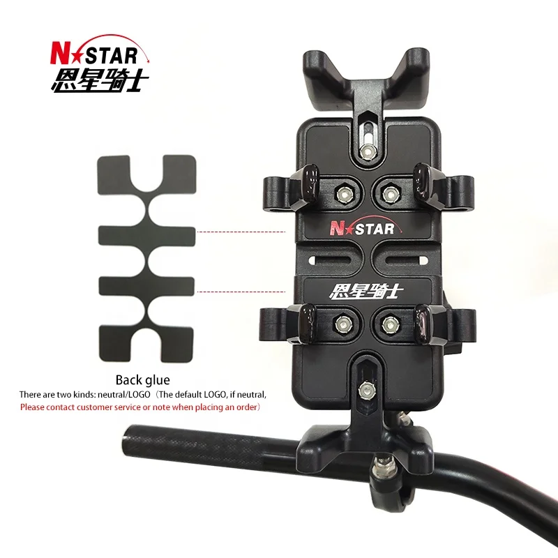 High quality 4.7-6.3 inch motorcycle mobile phone holder easy installation