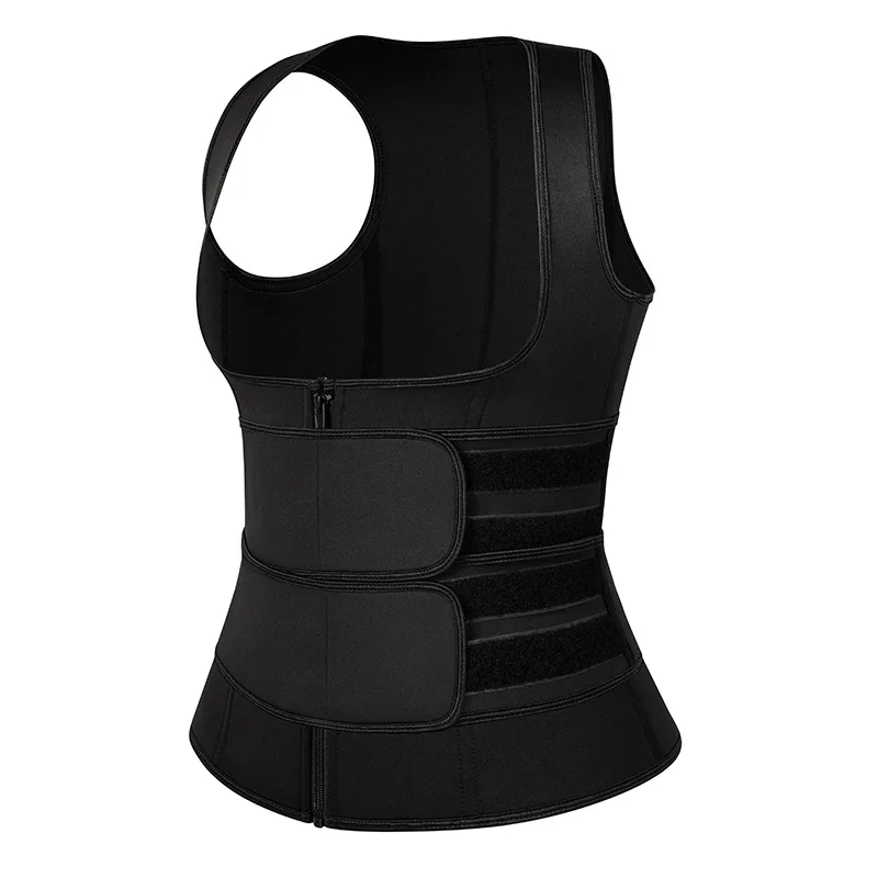 Neoprene Suana Zipper Tank Top Weight Loss Cincher Body Shaper Waist Trimmer Waist Trainer Vest