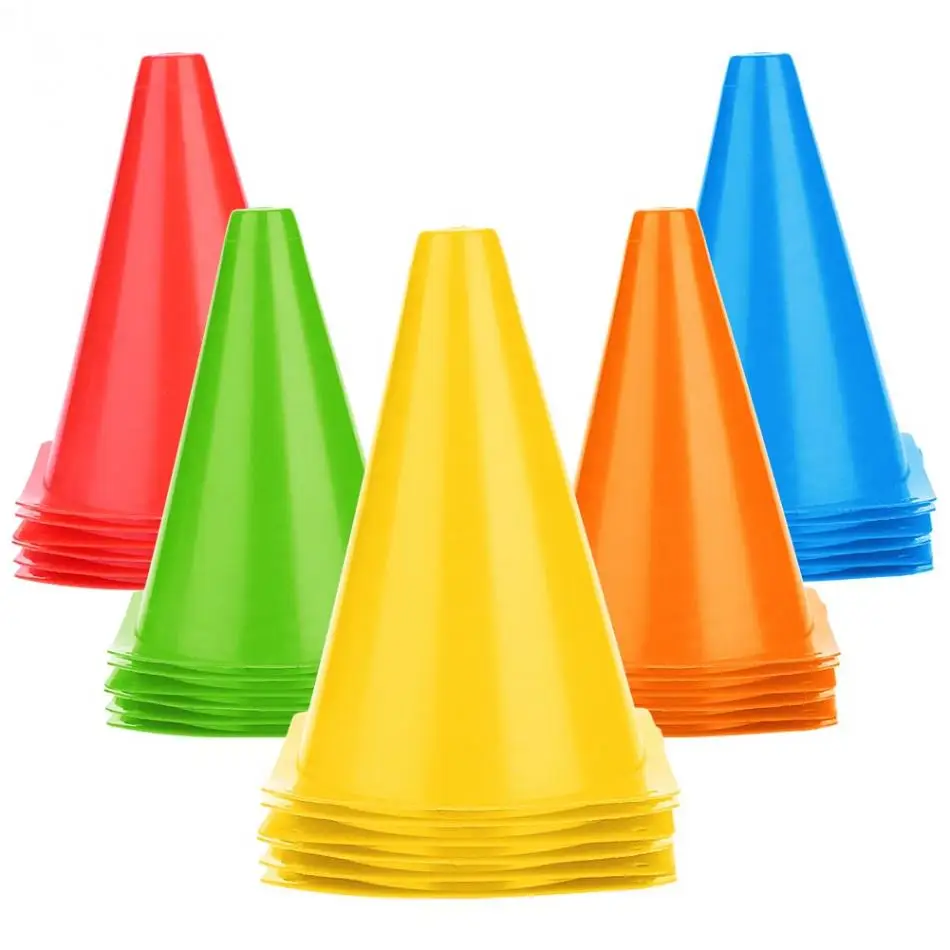 Soccer Trainning Cone  18cm Sport Ground Training Marker  Slalom Skate Pile Cup PE Soccer Cone Football Training Equipment