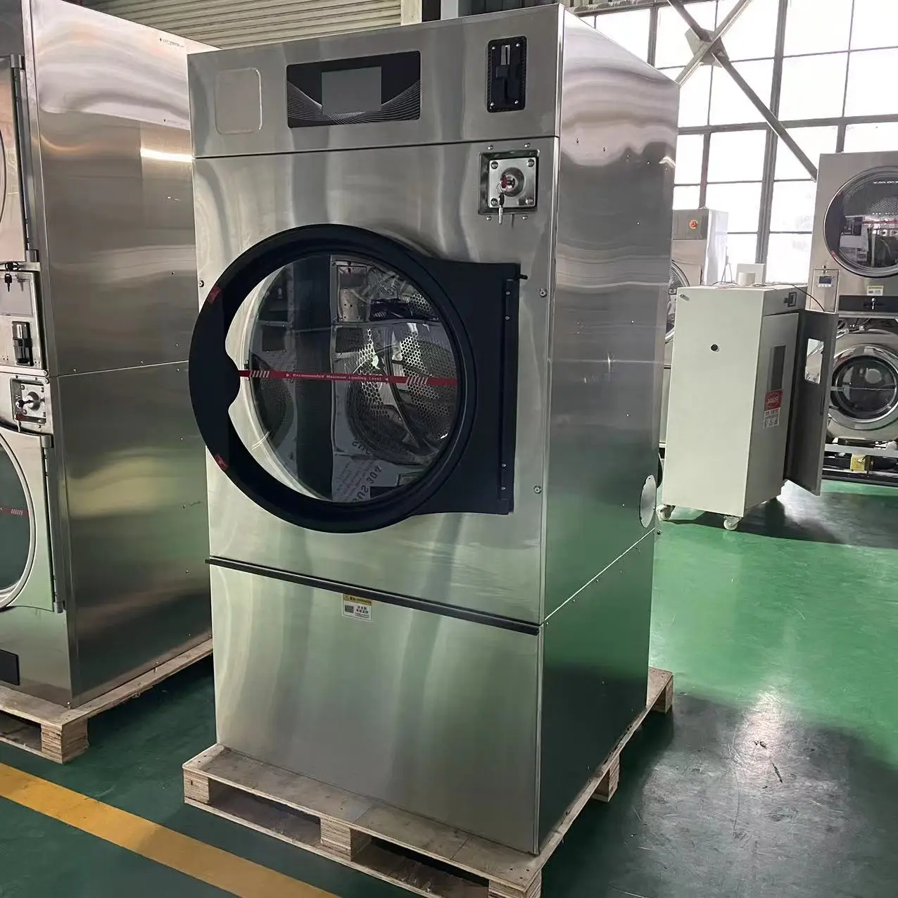 Industrial Cloth Dry Clothes Drying Machine 22kg Single Tumble Laundry Machine for Sale Electric Heating Steam