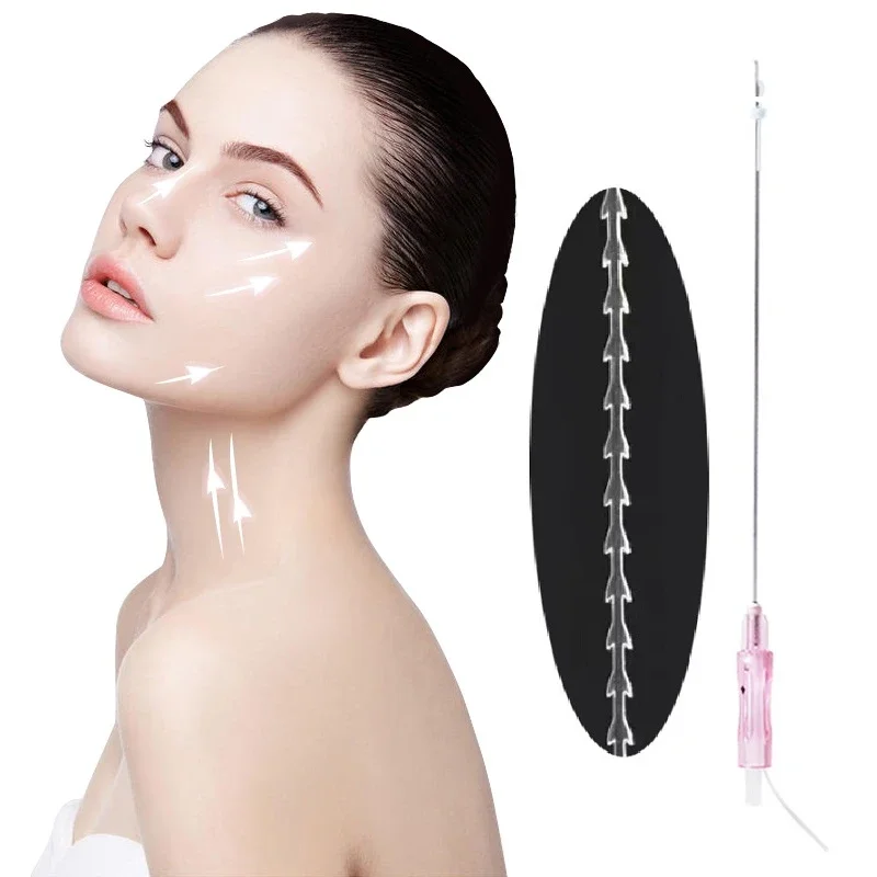 Thread Pdo Fishbone Collagen Face Lifting Thread Hilos Tensores 18g Plla Pcl Pdo Fishbone Thread