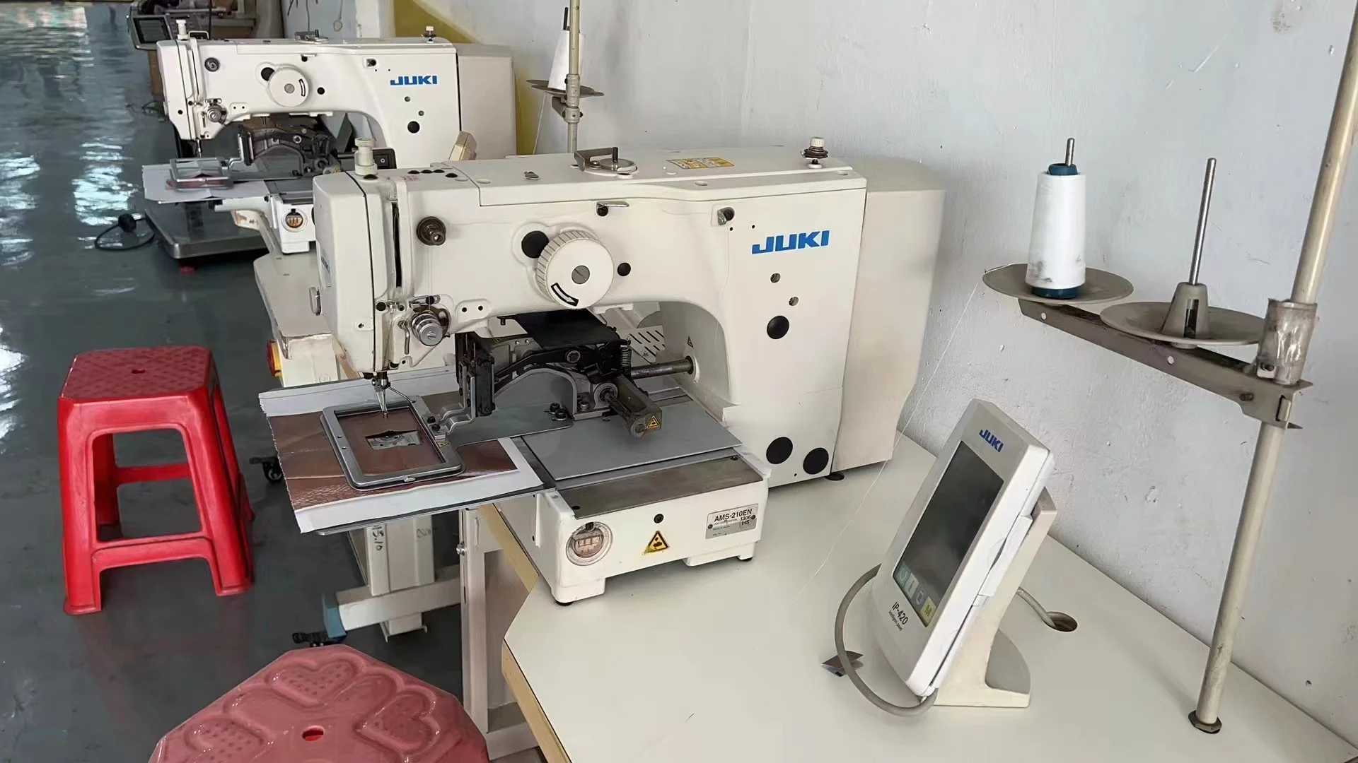 Juki AMS-210EN electro-pattern sewing machine industrial computer control