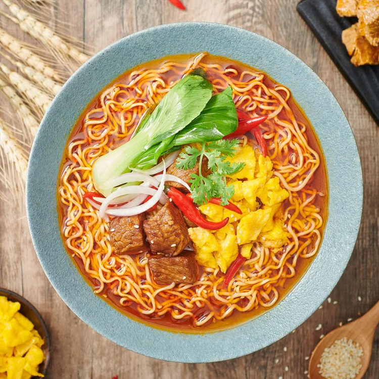 2023 Baxiang Chinese Best Seller Fried Instant Noodles With Bigger Weight