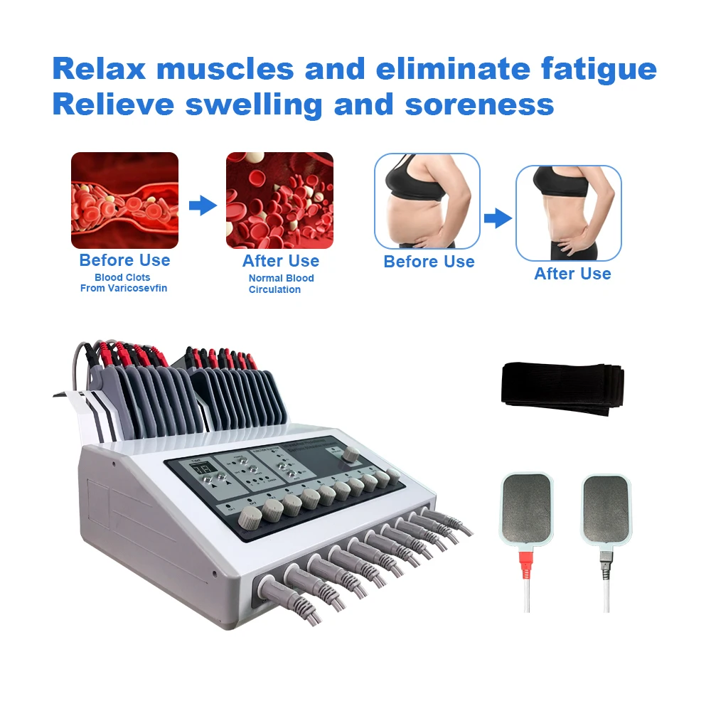 Hot Sale Electric EMS Slimming Breast Massage Bio Electronic Muscle Stimulator Heating Microcurrent Electrostimulation