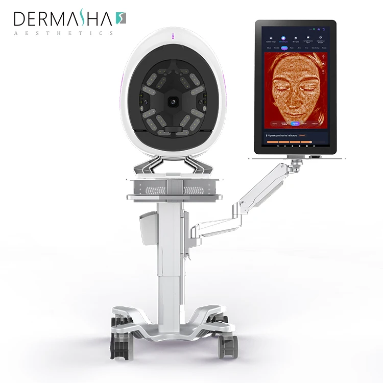 2024 Portable Skin Detector Analyzer Face Machine Facial Scanner 3D  AI Skin Analysis Machine Esthetician Equipment Professional