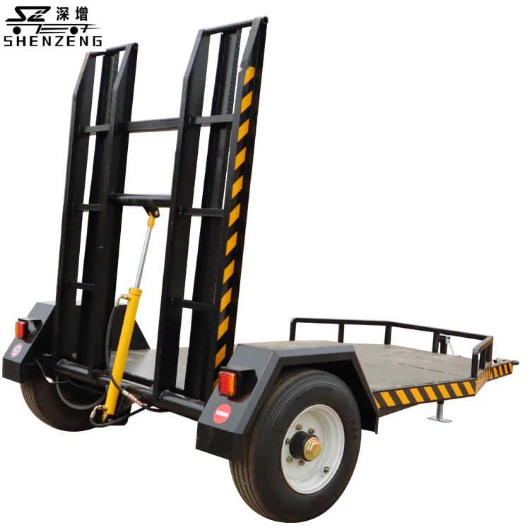 Hot sale 2 wheel trailer for mini rice harvester