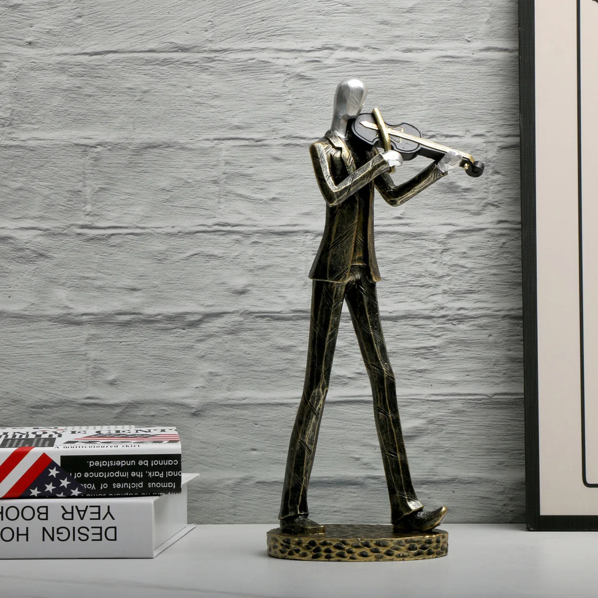 Resin Jazz Band Singers Figurine home decor Rock Music Jazz Statue