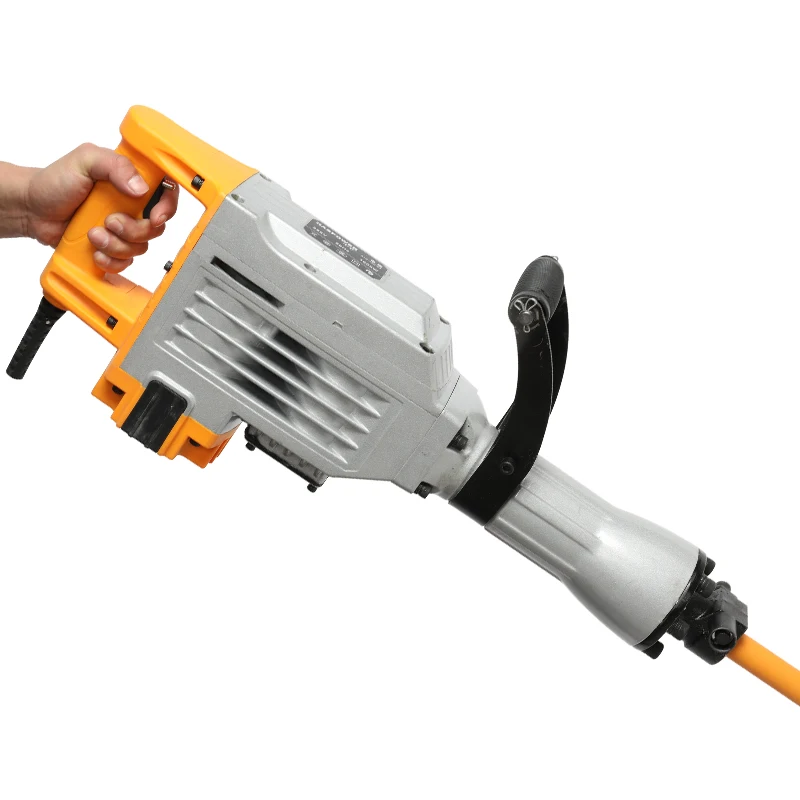 
LUXTER 1600W Industrial Heavy Duty Electric Jack Hammer Demolition Hammer Demolition Power Hammer Breaker Portable 