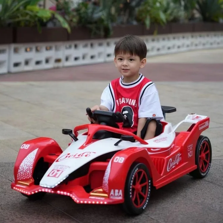 24V go kart ride на автомобиле для детей 2-местный детский автомобиль электрический 12v 4 Аккумулятор двигателя