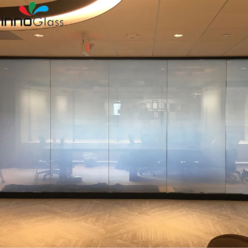 Hot Sale Milky White Liquid Crystal Smart Tinting film Transparent Color Magic PDLC Film For Building Window Glasses