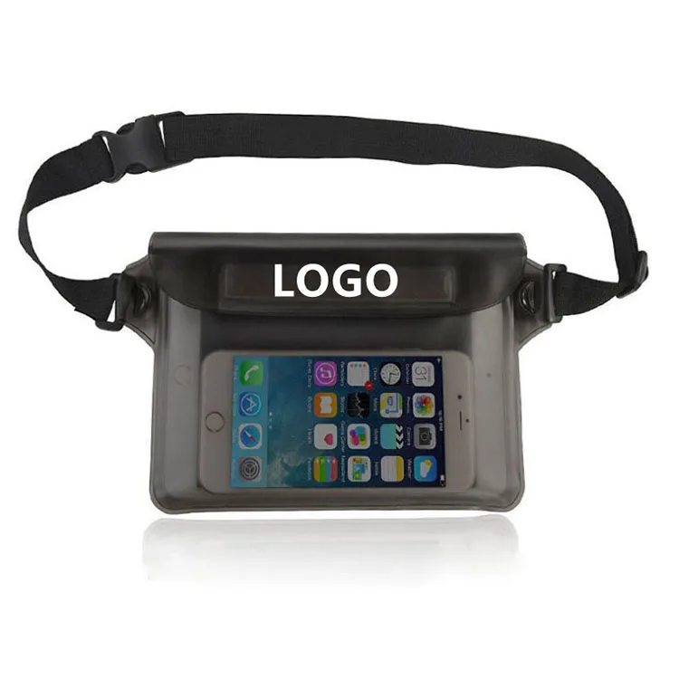 High Quality Boys Female Unisex Waterproof Custom Logo Waist Pouch Bag Transparent Clear Fanny Pack Waist Bag