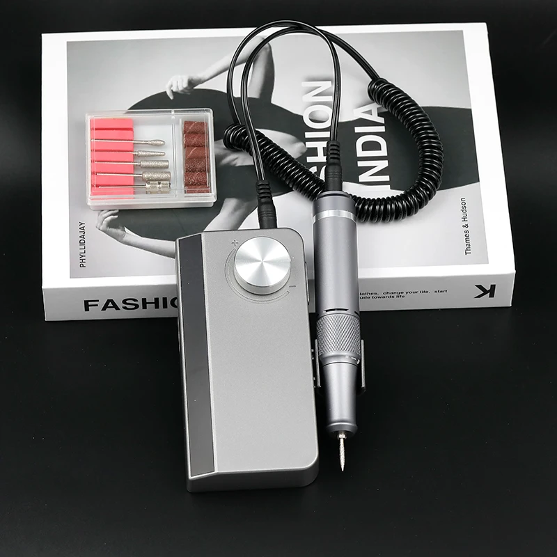 High Quality Multifunctional Electric Nail Polish Drill Machine UV 501 Cordless Portable 35000 Rpm Micro Motor Nail Drill