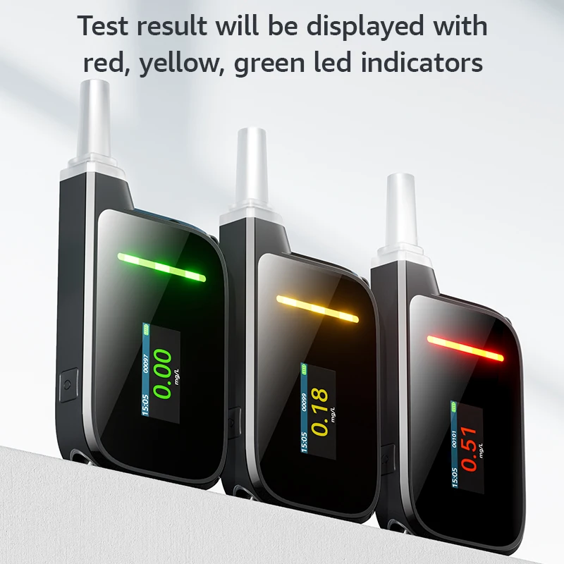 small&exquisite alcotester alcohol tester testing machine breathalyzer keychain Small and easy to carry for personal/gift/compan