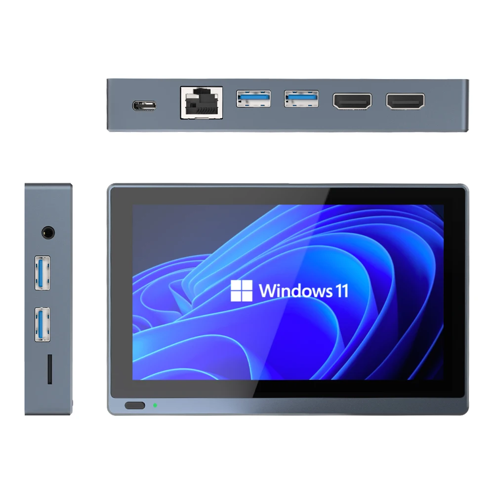Higole New Arrival Gole 1 Pro Mini Pc 5.5 Inch Intel J4125 Touch Screen Wifi6 Portable Windows 10 11Pro Mini Pc