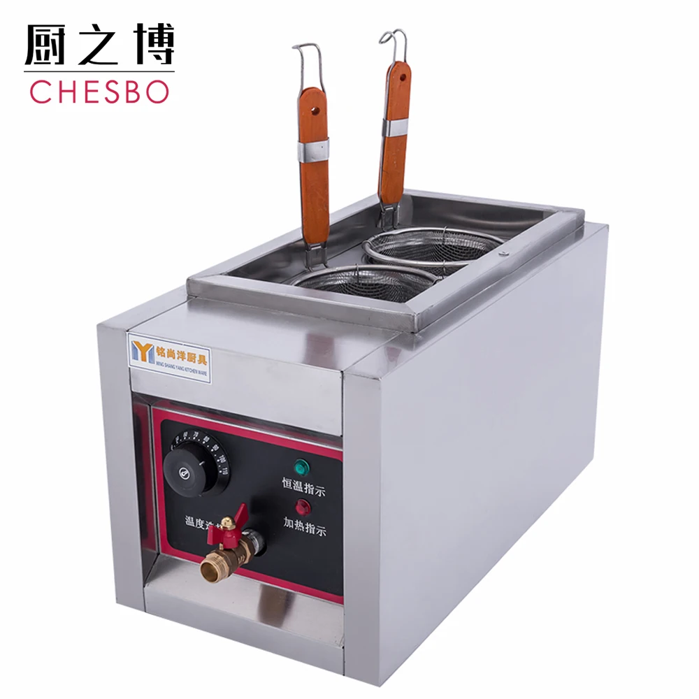 Wholesale Restaurant Kitchen Stainless Steel Gas Pasta Cooker Noodle Cooking Equipment