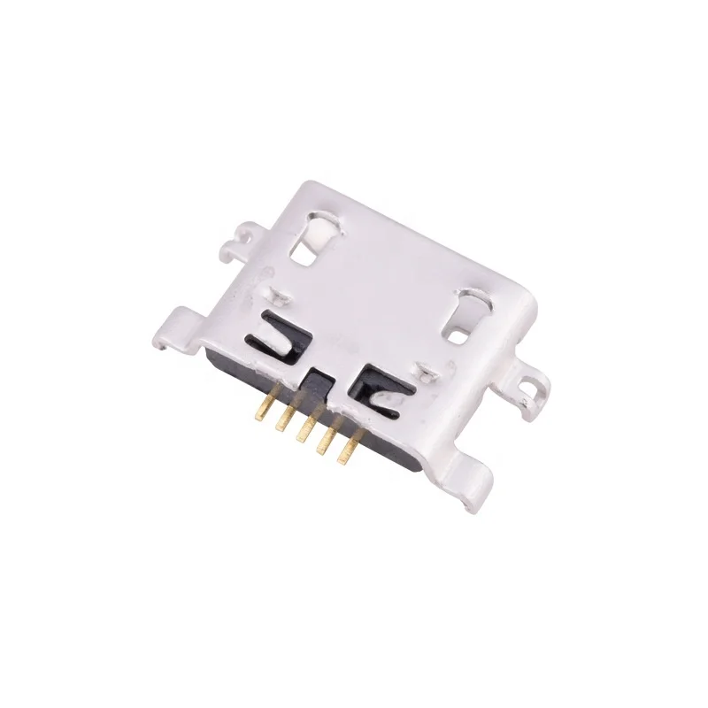 Micro usb Receptacle sink pcb mount smt usb micro female connector 5 Pin for mobile charging