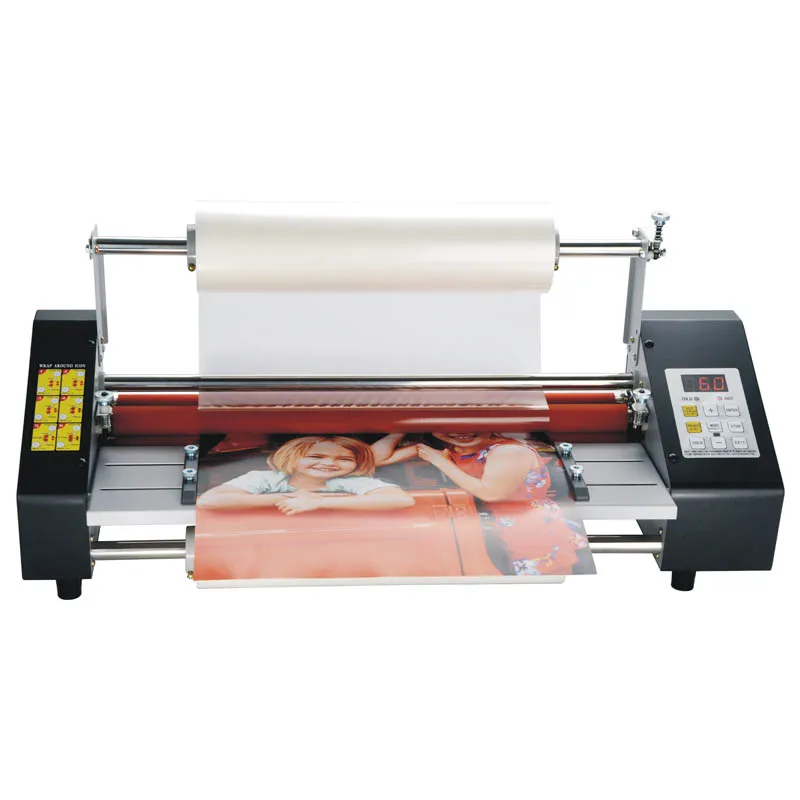 Laminating machine cold/hot laminating machine paper photo menu over film pressing machine